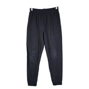 Boys Black Hanes FreshIQ Joggers Athletic Pants Youth Size L (10/12)